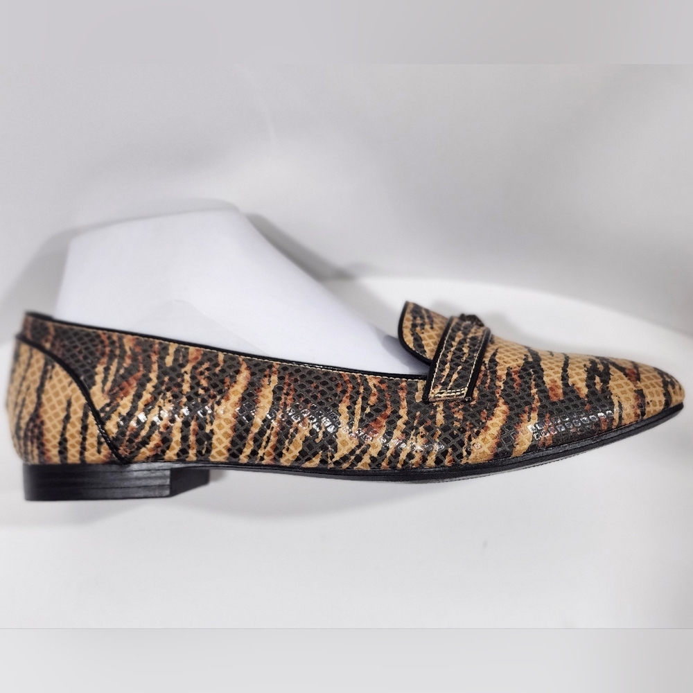 Anne Klein IFlex Idris Tiger Striped Loafers Size 8.5 NWT